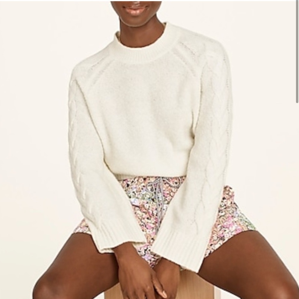J.Crew Cashmere Boucle Sweater, Size M.